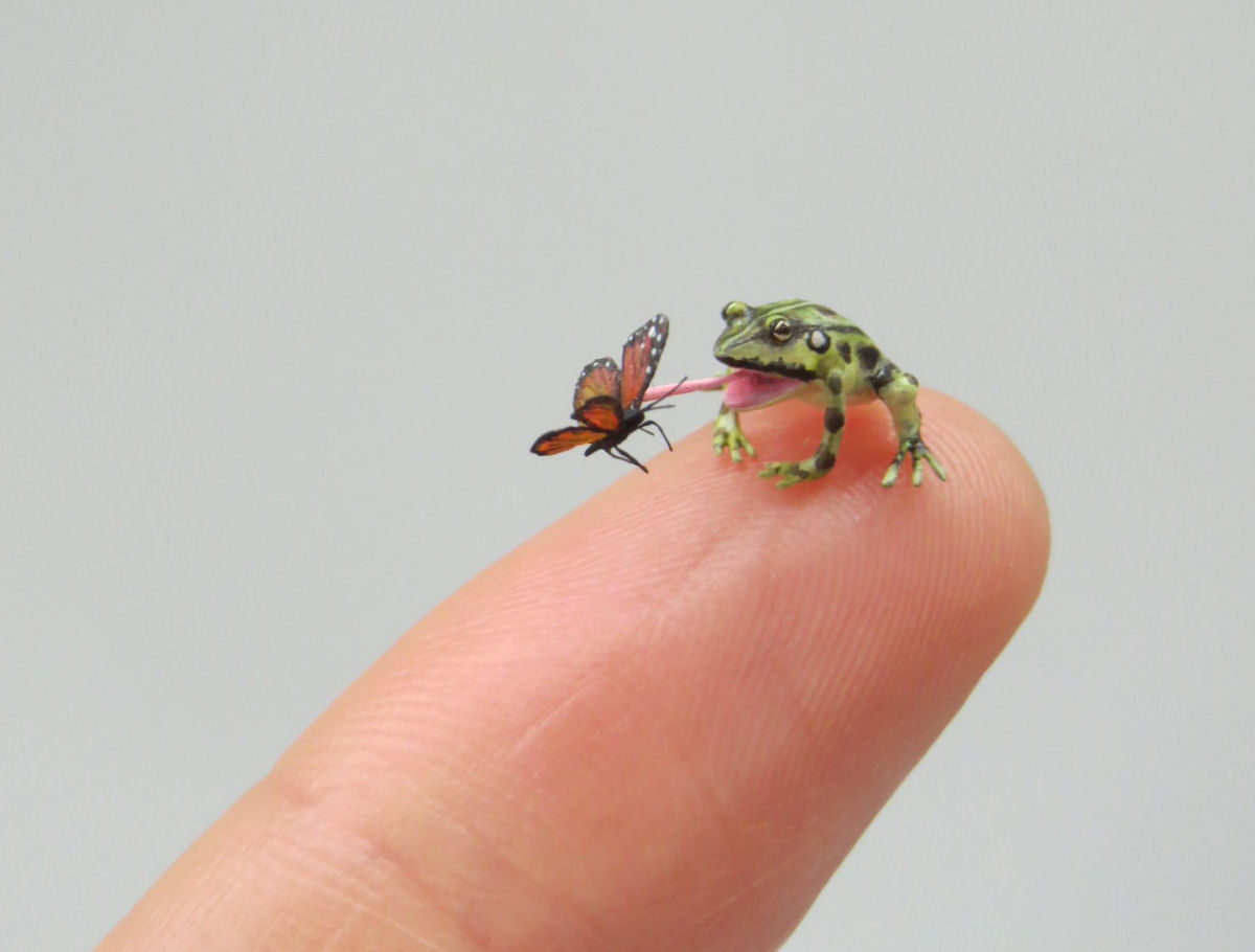 Estas delicadas mini esculturas de animais são biologicamente precisas 03