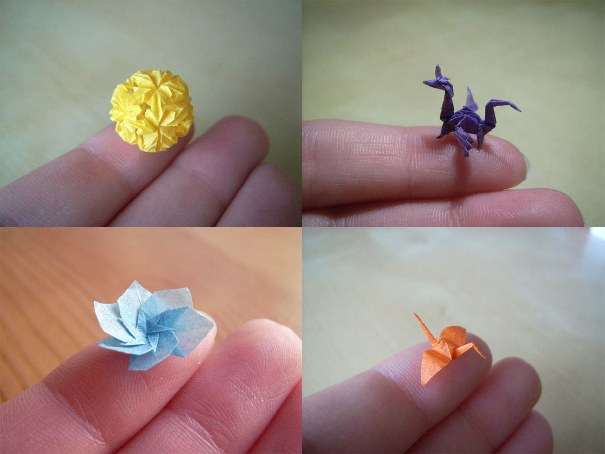 Nano Origami: as micro-criaes de papel dobrado 05
