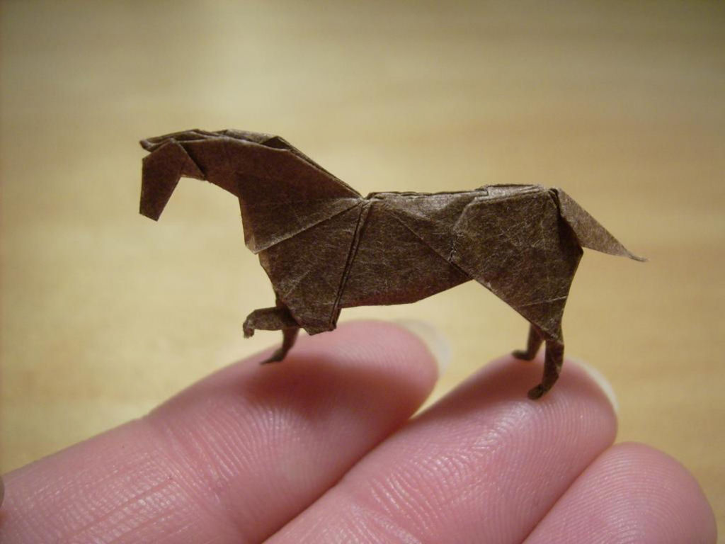Nano Origami: as micro-criaes de papel dobrado 08