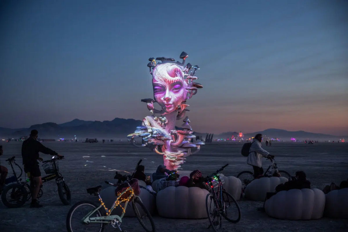 Arte surreal de artista sul-africano chega ao Burning Man