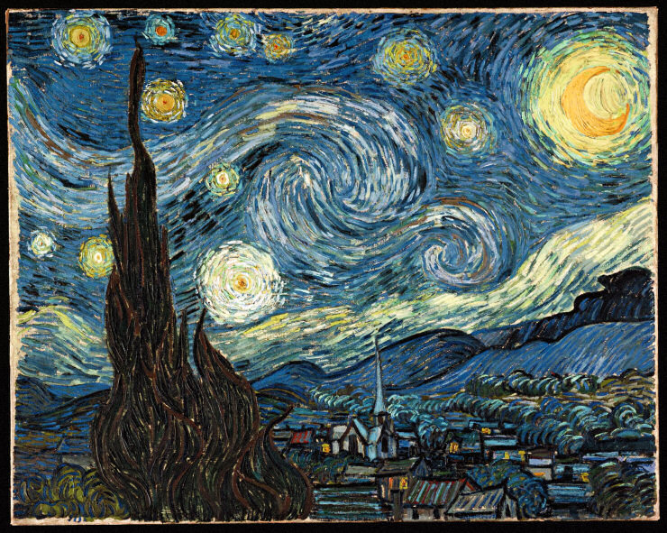 Estudantes recriam obra de Van Gogh com 8.000 tampinhas 06