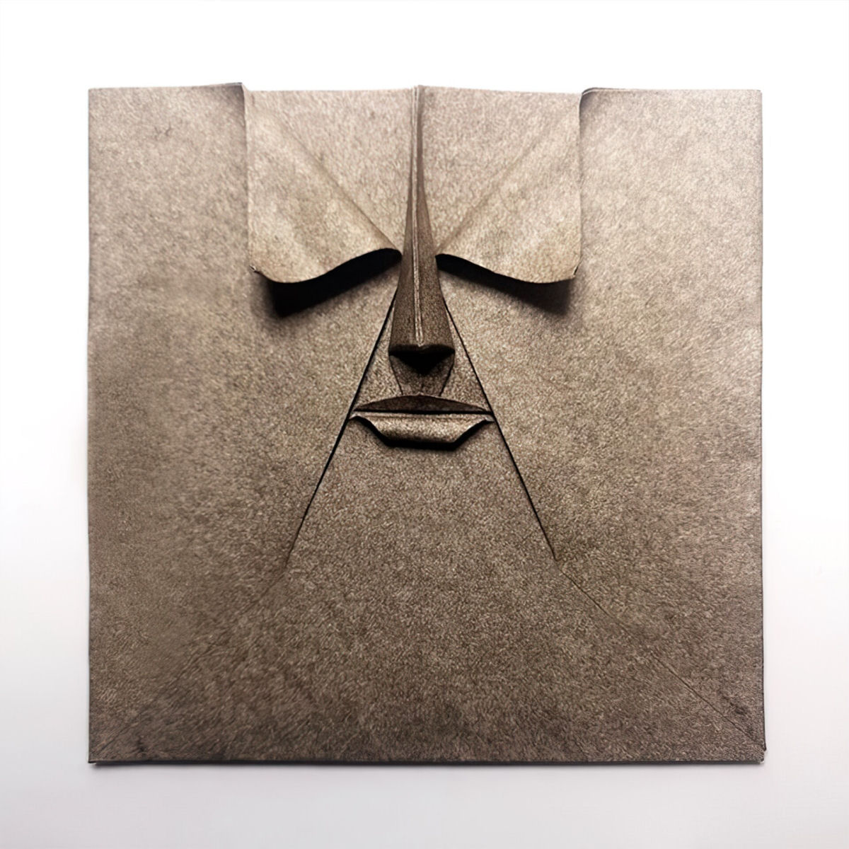 Dobras intrincadas de papel revelam retratos renderizados com precisão 05