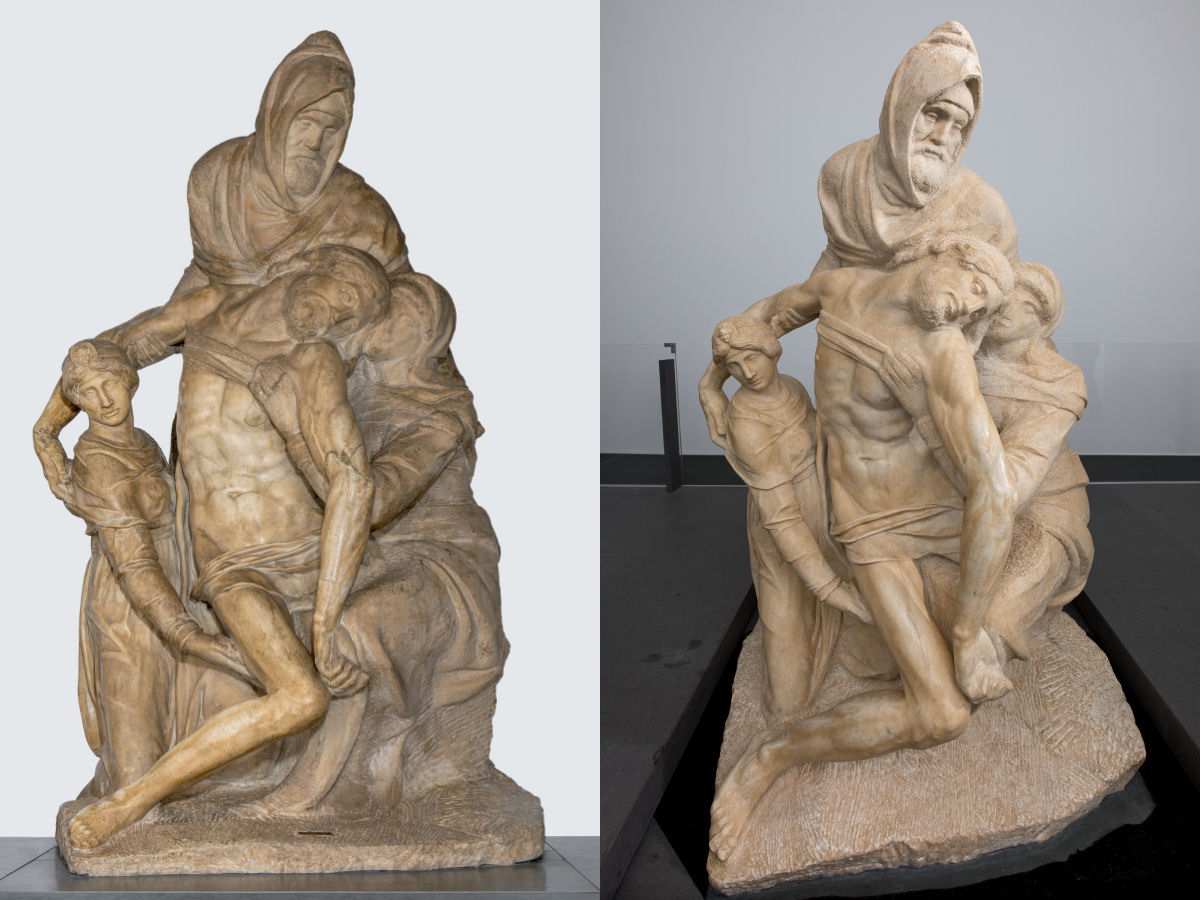 A restauração da Pietà de Florença de Michelangelo foi concluída