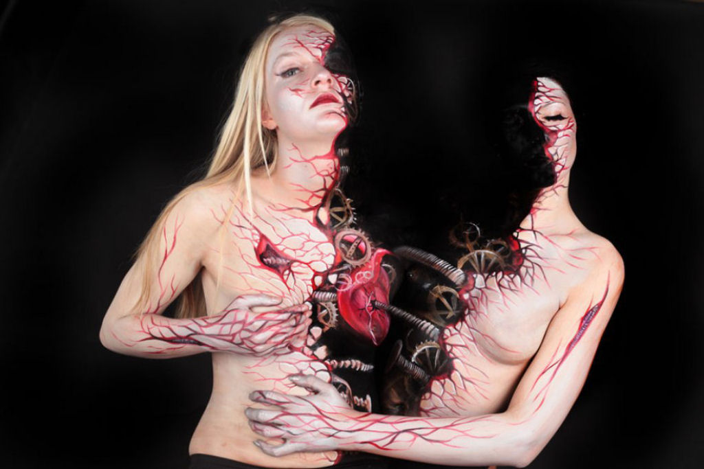 As incrveis pinturas corporais de Gesine Marwedel 02
