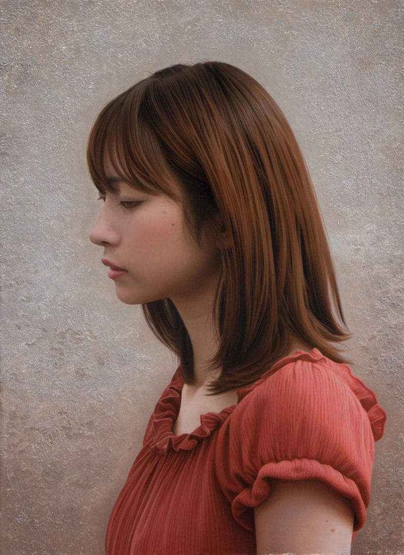Artista japons cria impressionantes pinturas fotorrealistas 17