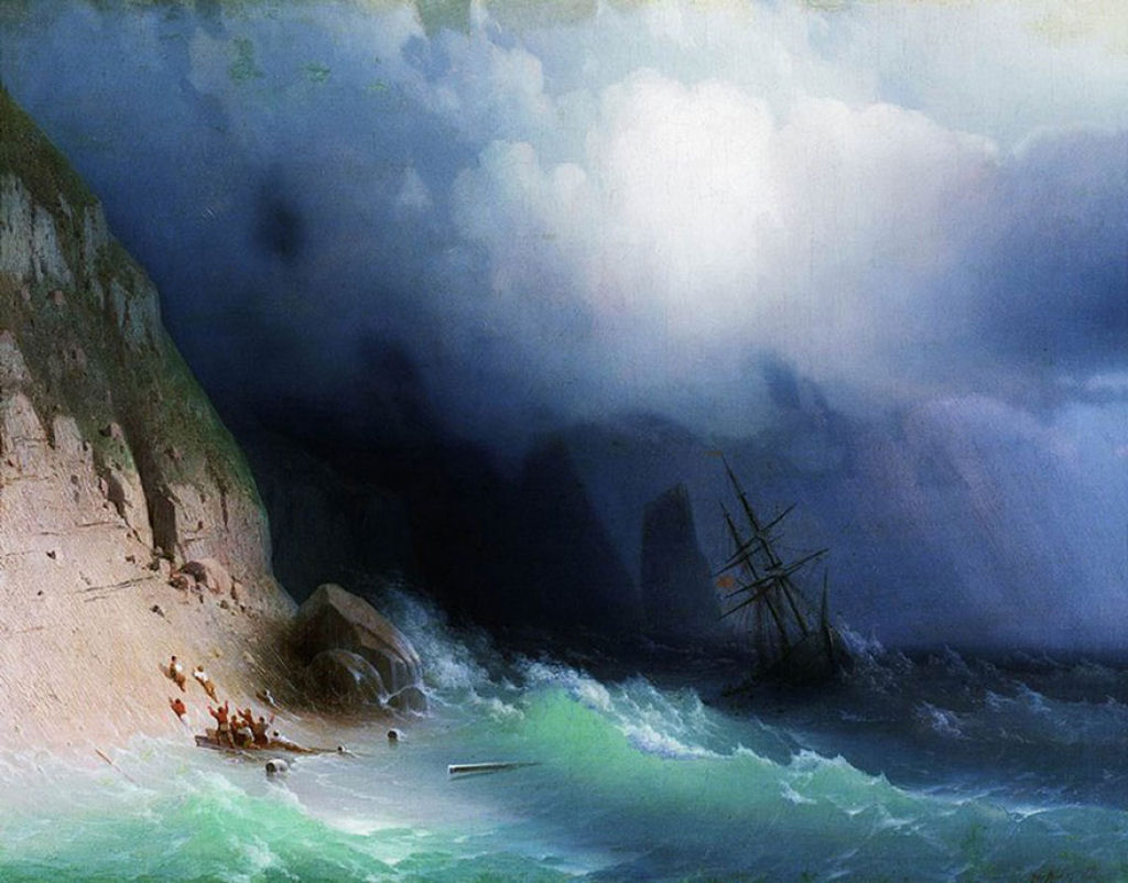 O poder do mar nas hipnticas ondas translcidas de pinturas russas do sculo XIX 03