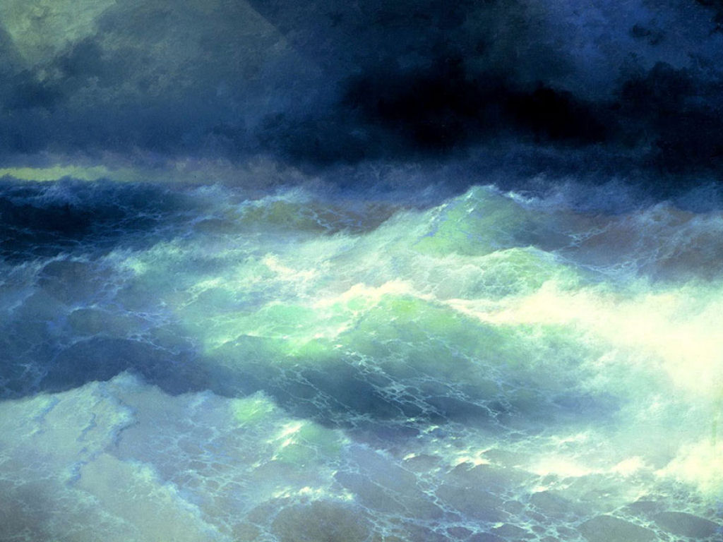 O poder do mar nas hipnticas ondas translcidas de pinturas russas do sculo XIX 04
