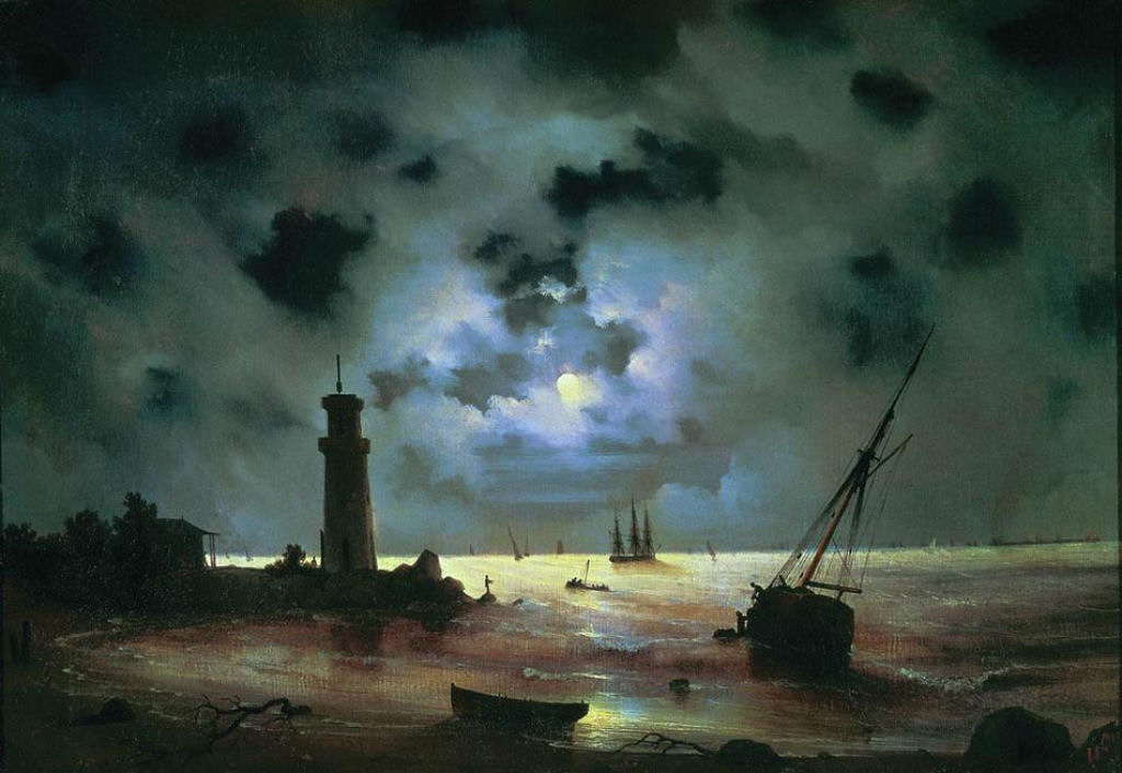 O poder do mar nas hipnticas ondas translcidas de pinturas russas do sculo XIX 10