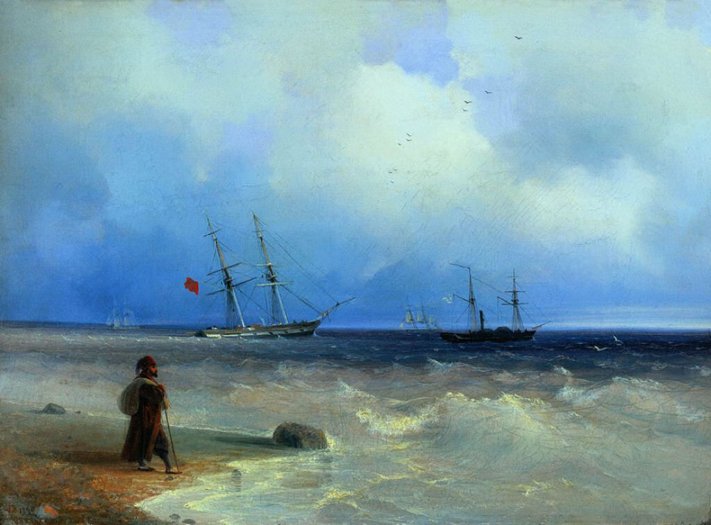 O poder do mar nas hipnticas ondas translcidas de pinturas russas do sculo XIX 13