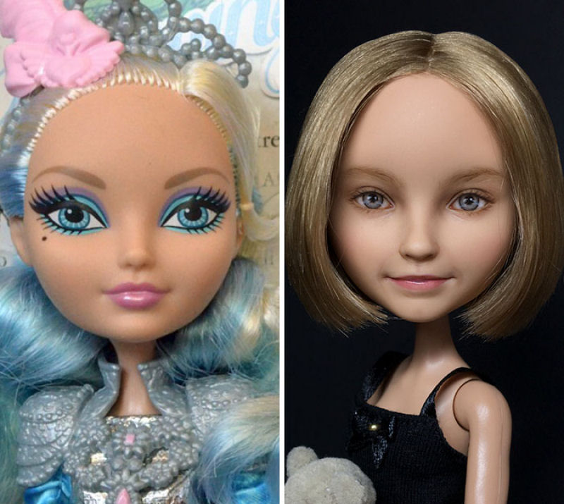 Os remakes espantosamente realistas de bonecas de uma artista ucraniana 05