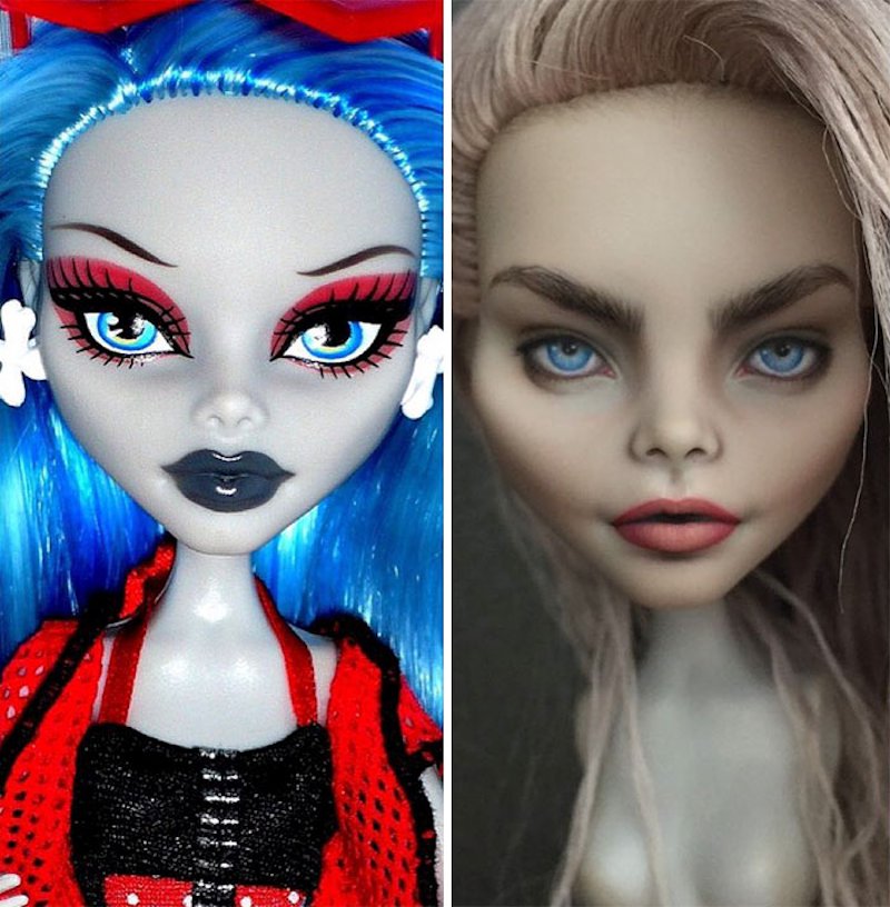 Os remakes espantosamente realistas de bonecas de uma artista ucraniana 21
