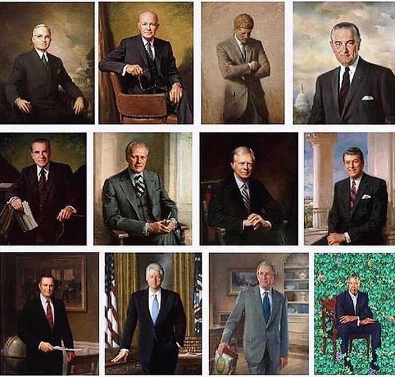 Os estranhos retratos oficiais dos Obama para o Smithsonian provocam desconcerto nas redes sociais