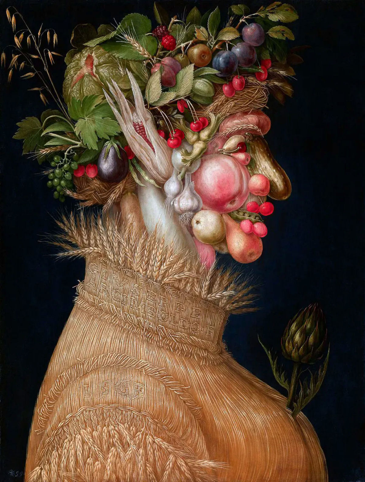 Os fascinantes retratos de Giuseppe Arcimboldo compostos por alimentos e objetos 03