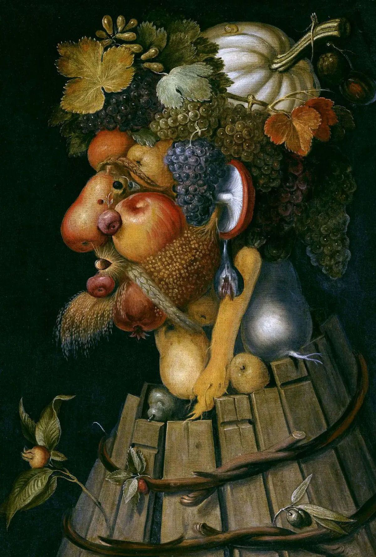Os fascinantes retratos de Giuseppe Arcimboldo compostos por alimentos e objetos 04