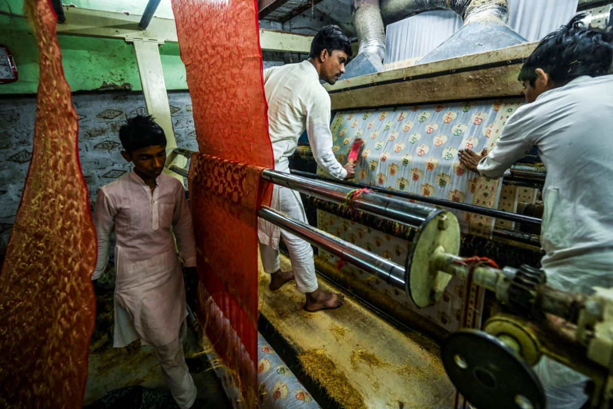 Os tecelões indianos que lutam para manter um artesanato têxtil do século 16
