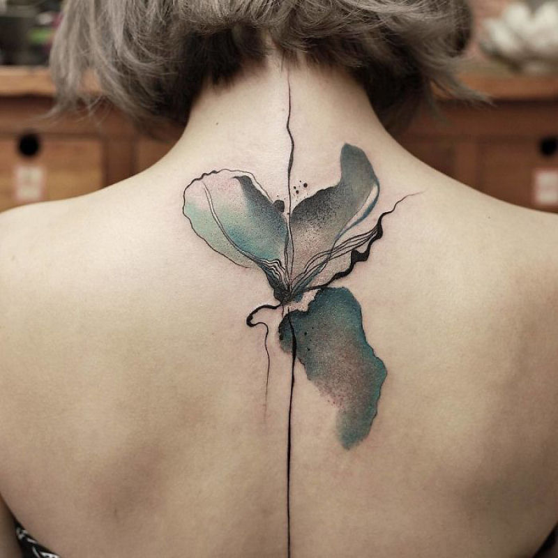 As belssimas tatuagens de aquarela de Chen Jie 09