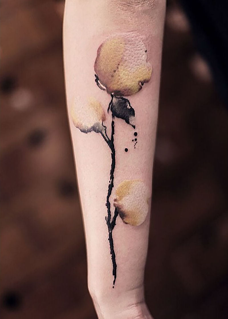 As belssimas tatuagens de aquarela de Chen Jie 29