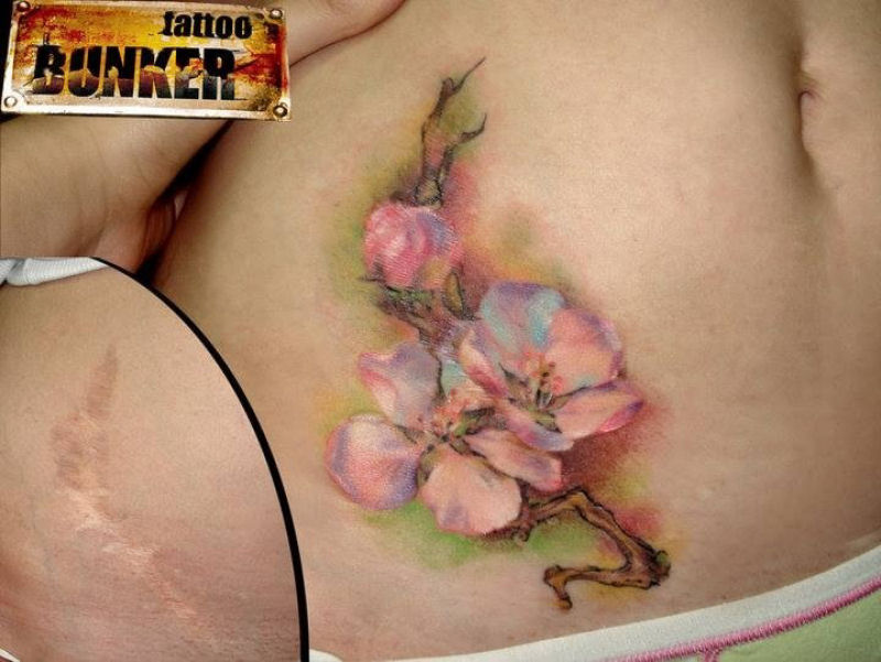 Tatuagens sobre cicatrizes mostram uma maneira incrvel de dissimul-las 09