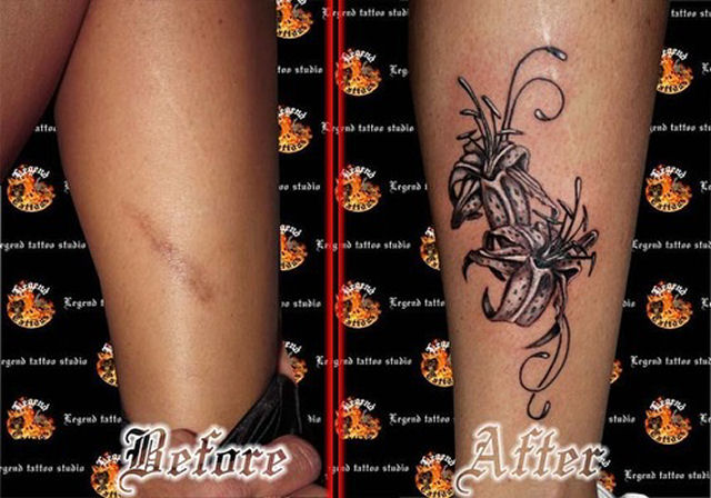 Tatuagens sobre cicatrizes mostram uma maneira incrvel de dissimul-las 10