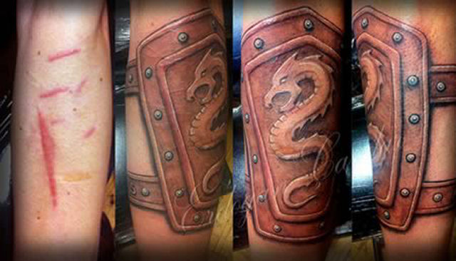 Tatuagens sobre cicatrizes mostram uma maneira incrvel de dissimul-las 17