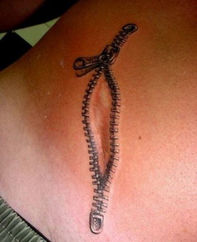Tatuagens sobre cicatrizes mostram uma maneira incrvel de dissimul-las 29