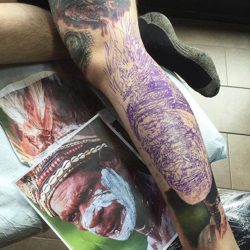 Artista autodidata cria tatuagens fotorrealistas sobre a pele humana 09