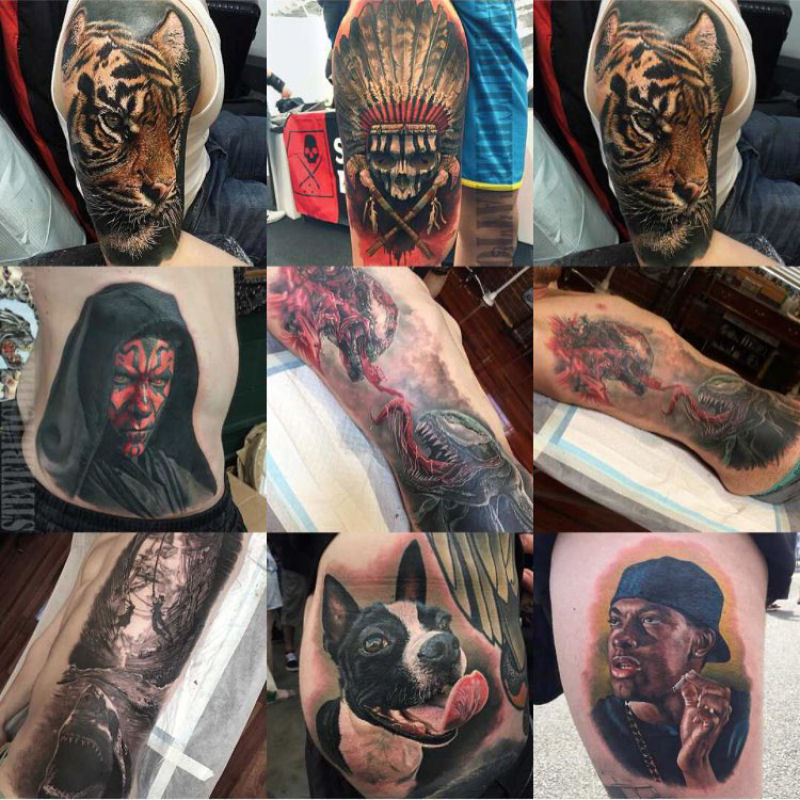 Artista autodidata cria tatuagens fotorrealistas sobre a pele humana 19
