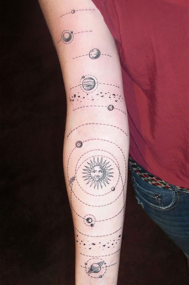 20 tatuagens csmicas para amantes da astronomia 07