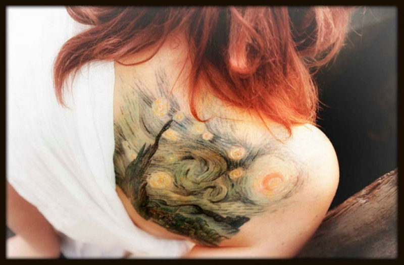 41 tatuagens incrveis inspiradas por obras de arte 02