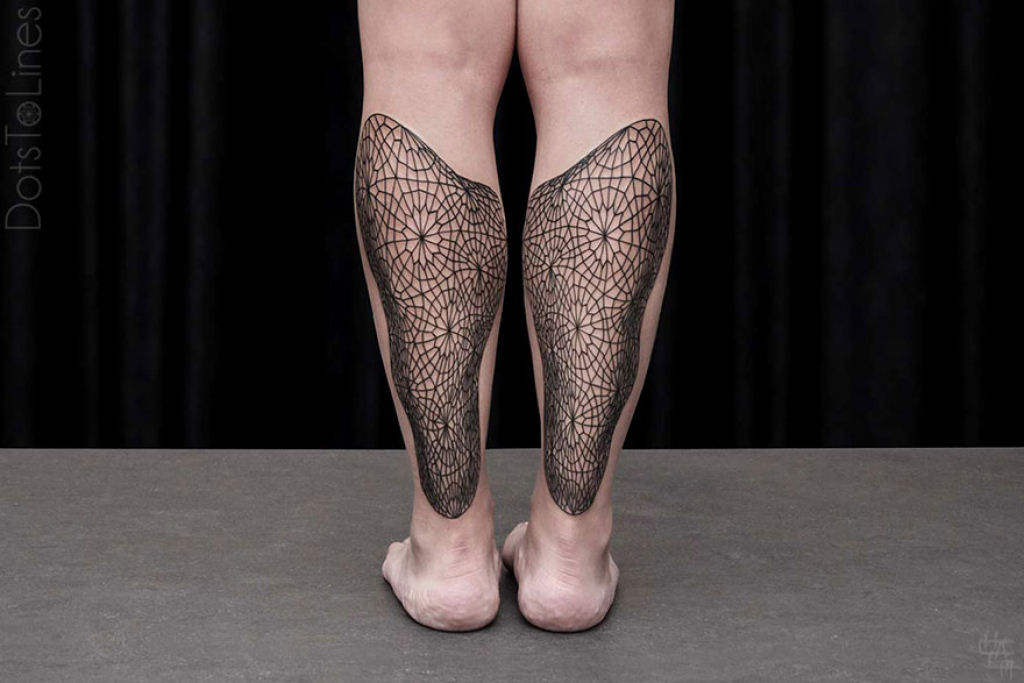 Estas 20 tatuagens lineares geométricas feitas por Chaim Machlev flutuam elegantemente pelo corpo 19