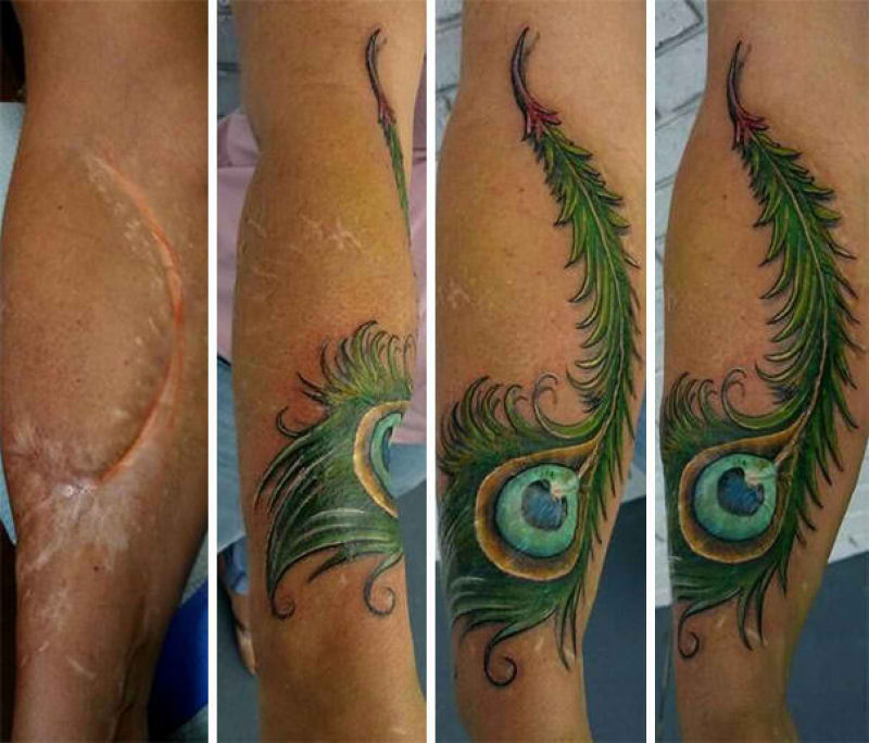 Tatuagens incríveis que cobrem cicatrizes 24