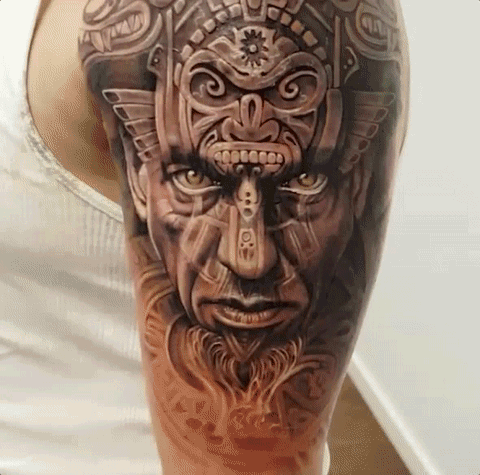 Artista cria tatuagens 3D surreais com profundidade e definição incríveis 02