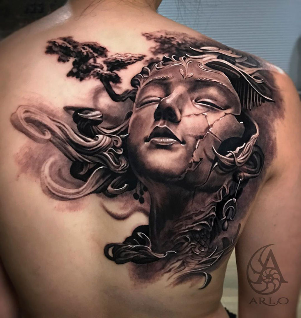 Artista cria tatuagens 3D surreais com profundidade e definição incríveis 17