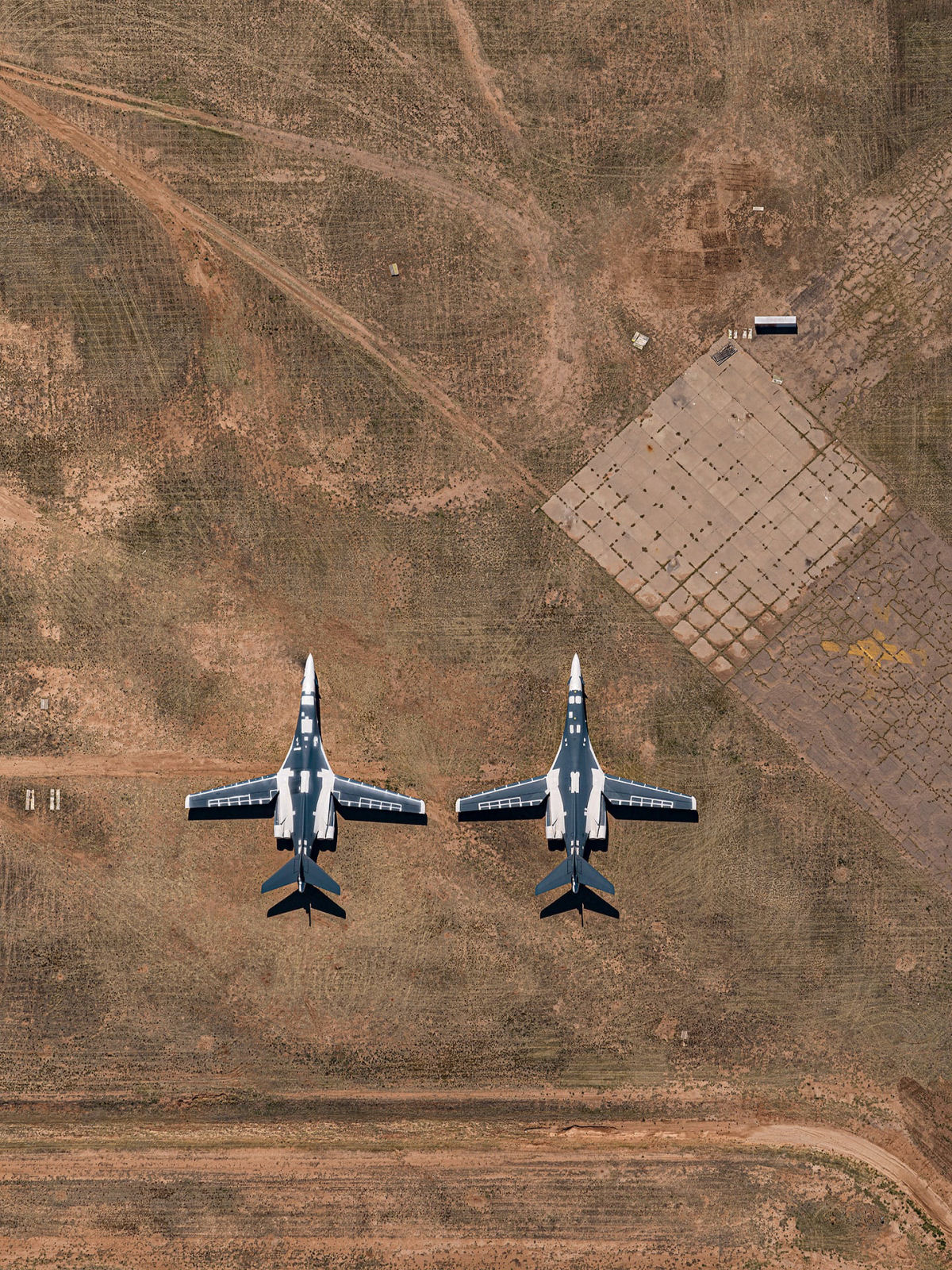 Fotos aéreas capturam o maior cemitério de aeronaves do mundo