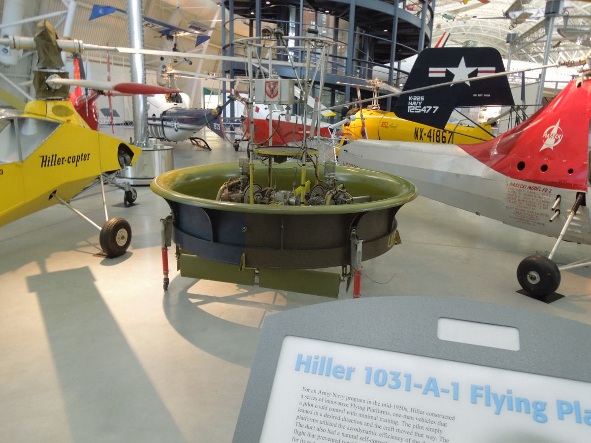 A plataforma Hiller tinha potencial para ser uma mquina voadora pessoal, mas no decolou