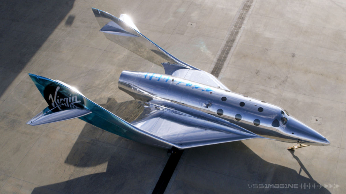 Virgin Galactic mostra a primeira de suas espetaculares naves SpaceShip III