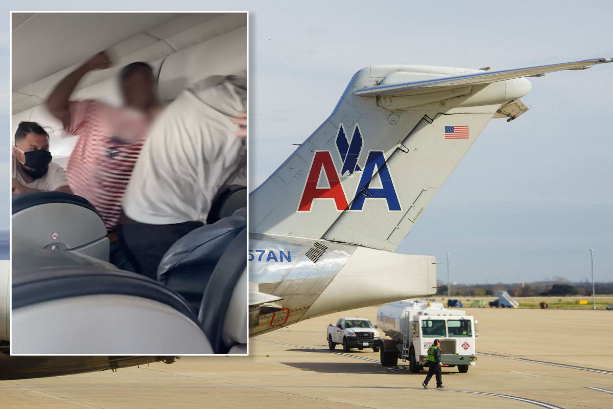 Dois passageiros trocam socos a bordo de um avião por um assento reclinado
