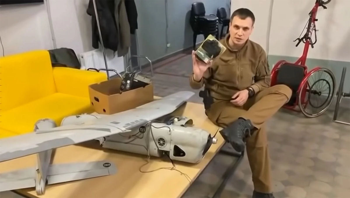 Ucrânia interceptou um drone russo e seus componentes são uma surpresa