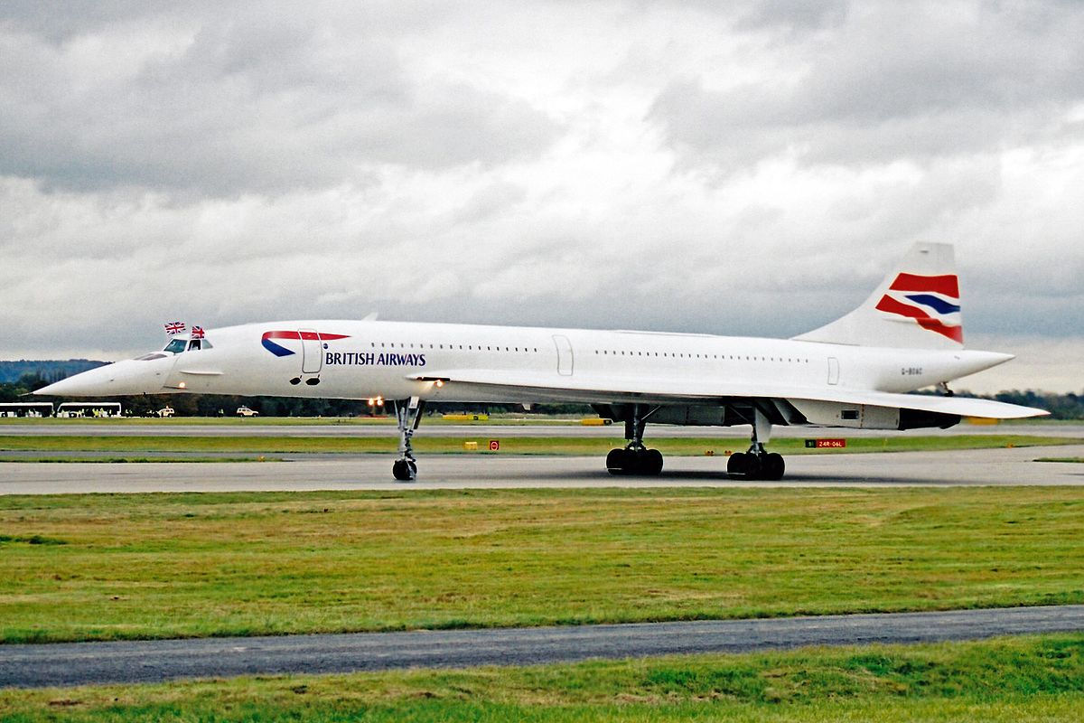 Um incrvel Concorde controlado por rdio com 10 metros de comprimento