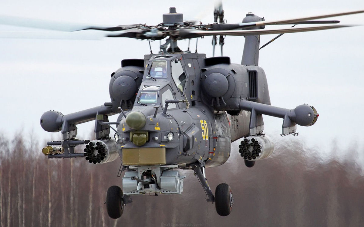 Veja um helicóptero Mi-24 disparando foguetes na perspectiva do piloto