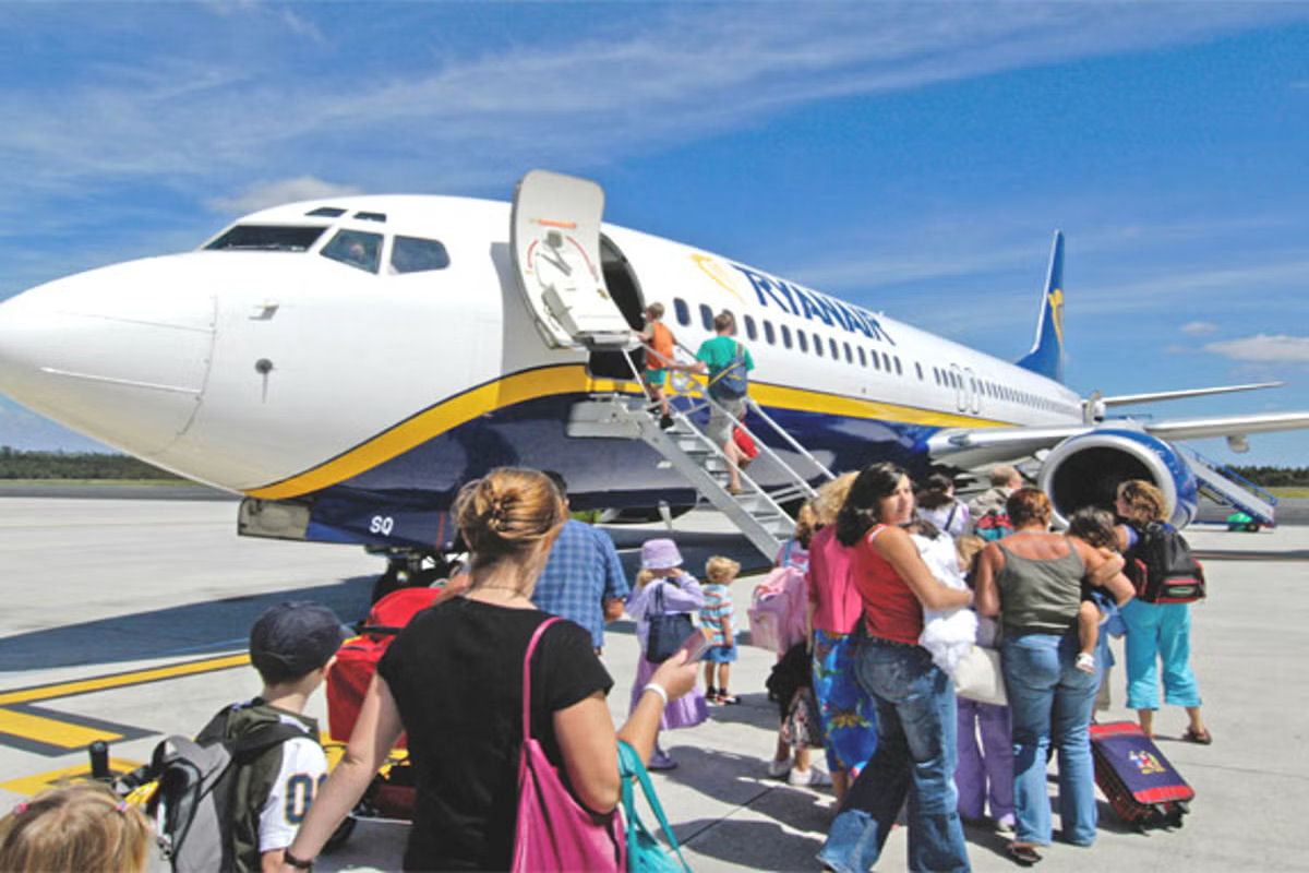 A maneira mais eficiente, do ponto de vista matemático, de embarcar em um avião