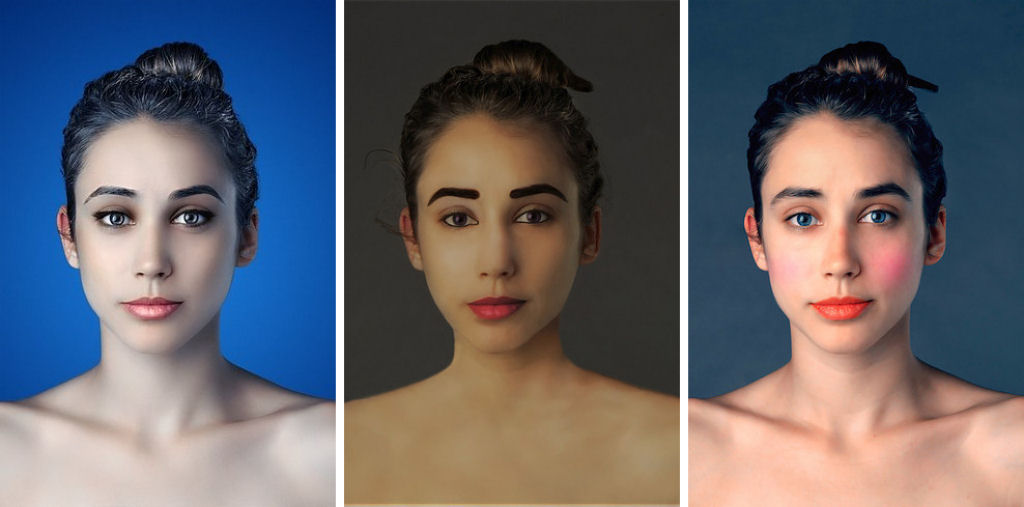 Jovem teve seu rosto fotochopado em mais de 25 países para examinar padrões globais de beleza 07