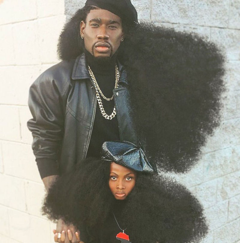 Pai e filha quebram a Internet com seus penteados afro-naturais  09
