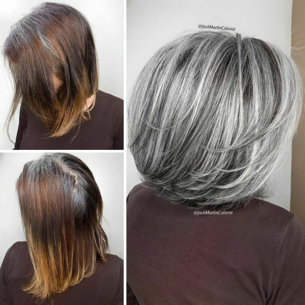 Em vez de cobrir raízes grisalhas, cabeleireiro faz com clientes se aceitem como são 19