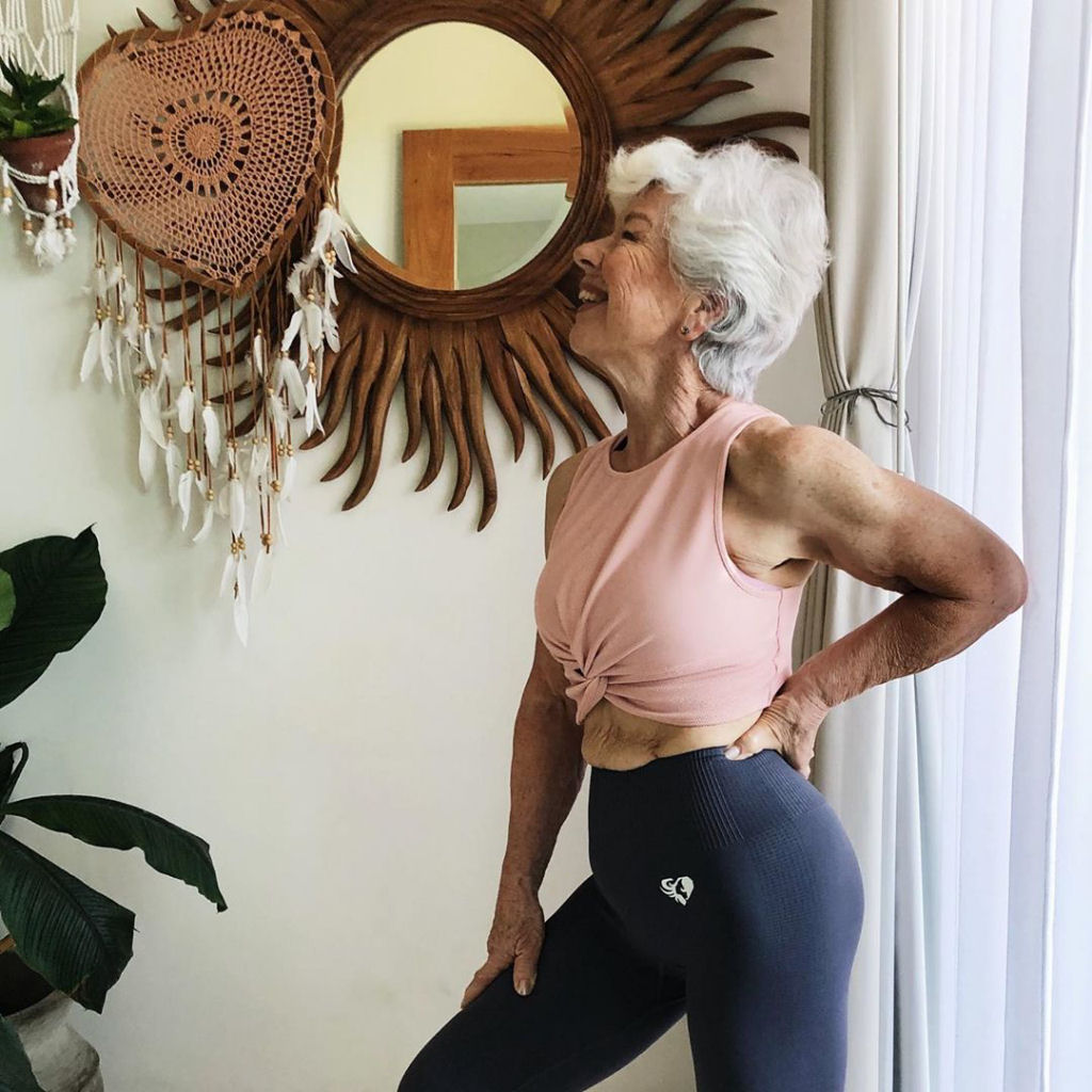Ela tinha artrose, colesterol alto e perdeu 25 quilos para se tornar a vov fisiculturista do Instagram