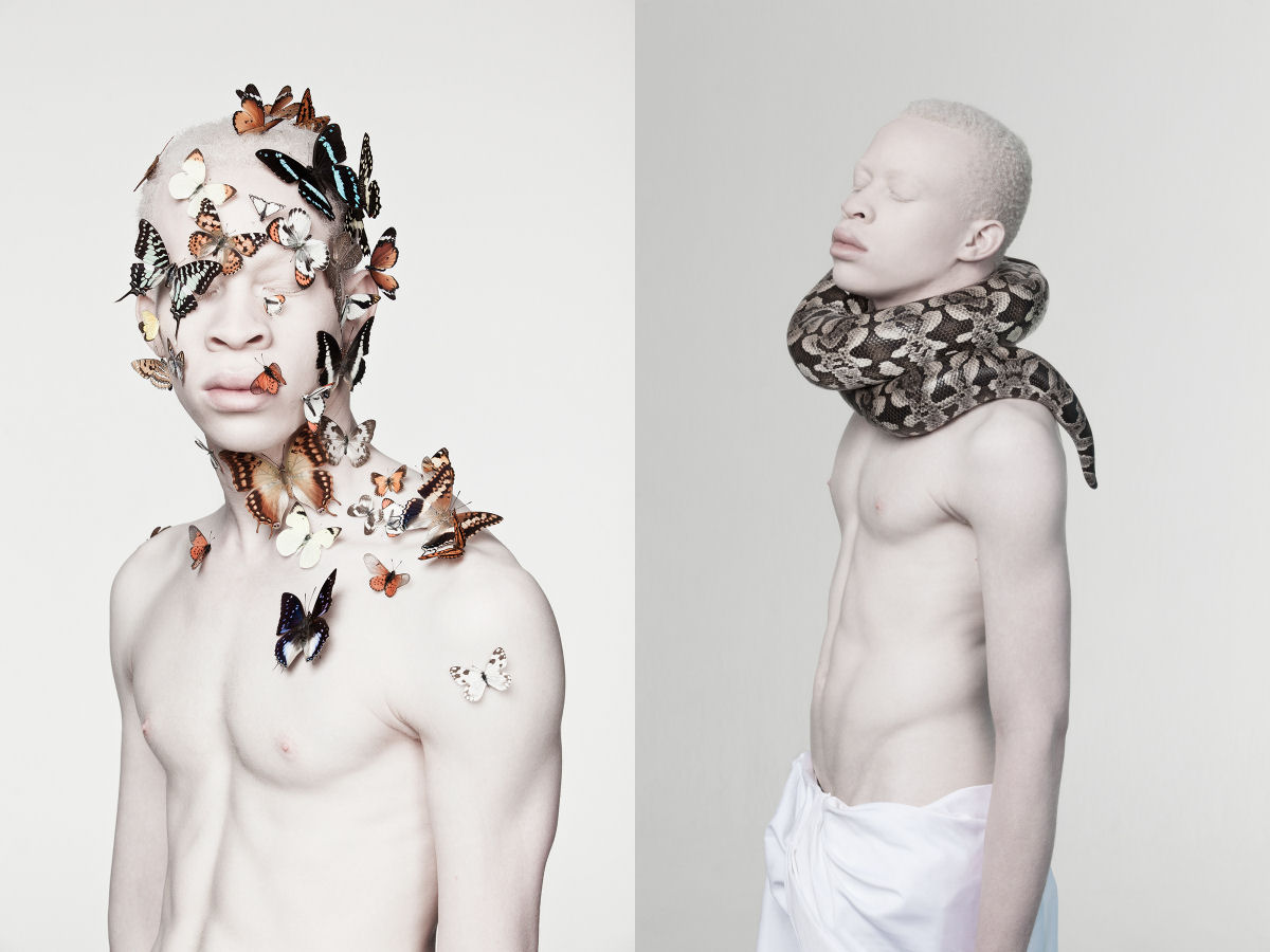 Fotgrafo desafia padres da beleza com modelos albinos 01