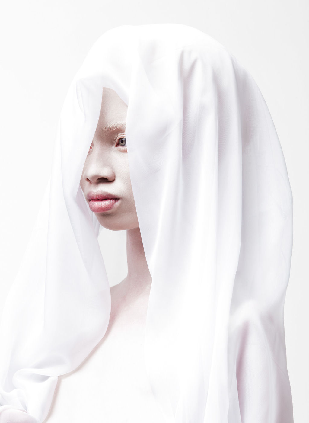 Fotgrafo desafia padres da beleza com modelos albinos 07