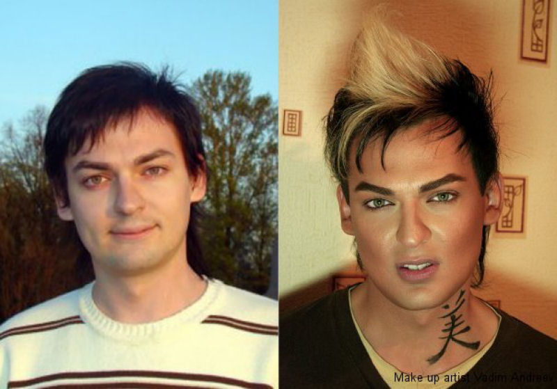 Antes e depois de milagres da maquiagem 2 17