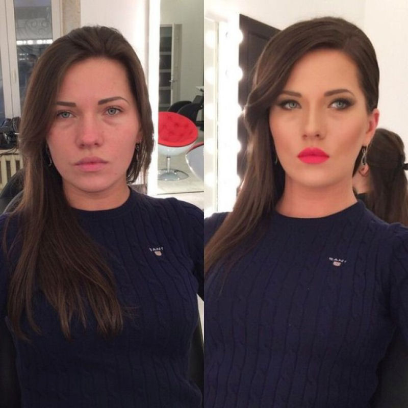 Antes e depois de milagres da maquiagem 3 01