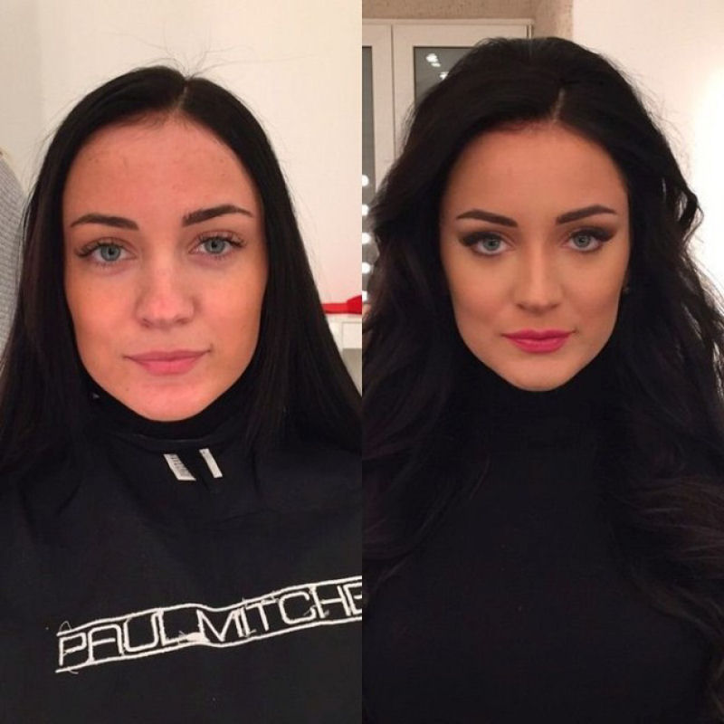 Antes e depois de milagres da maquiagem 3 03